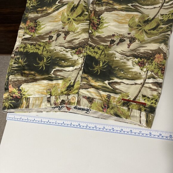 Tommy Bahama Tropcial Island Hula Girl Printed Shorts Mens Size 36 - Picture 8 of 11